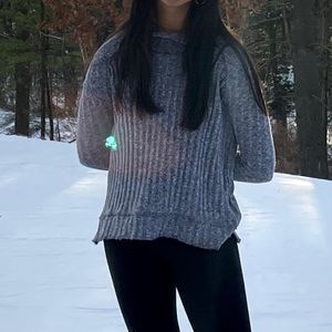 Free People Rested and Ready Mock Neck Sweater